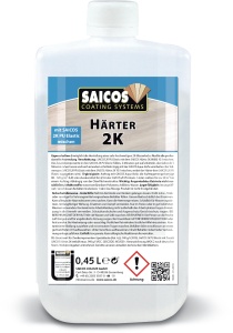 SAICOS 2K Zusatz Härter , Ergänzung für 2K PU Elastic zur schnelleren Trocknung, 450 ml - Flasche