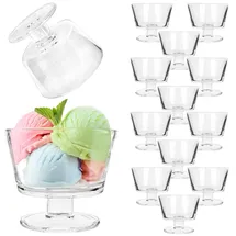Kadax Eisbecher, 280 Milliliter Dessertschale aus hochqualitativem Glass, - Kadax