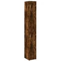 VidaXL Hochschrank Schmal Räuchereiche 30x42,5x225 cm Holzwerkstoff