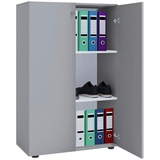 VCM my office Aktenschrank XL 913937 grau 2 Fachböden 70,0 x 39,0 x 110,0 cm