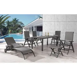 barths Larino Klappsessel 62 x 68 x 110 cm anthrazit/matt klappbar