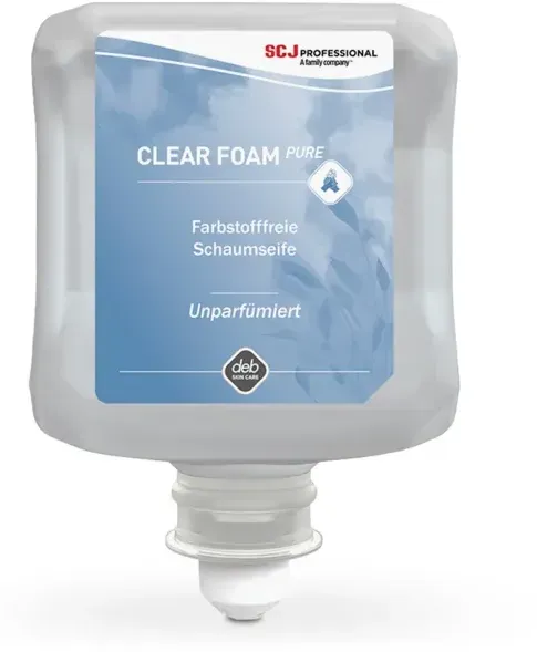 SCJ Schaumseife Clear Foam Wash 1 L, CLR1L duft und farbstofffreie milde Schaumseife