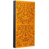 Bluetone Acoustics Binary AbFuser | Akustikpaneele Wand | Schallabsorber und Akustik diffusor | Hybrid Akustikplatte (Orange, 100x50x10cm)