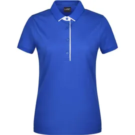 James & Nicholson Polo Single Stripe Weiß XS
