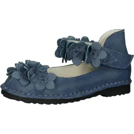 LAURA VITA Hocobio 01 Damen Ballerinas, Ballerinas Leder - Blau - 39