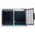 4pets Hundetransportbox ECO 22 L Schwarz/Blau/Silber