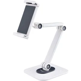 Startech StarTech.com Adjustable Tablet Tischständer - Tablet Wandhalterung bis 1 kg - Tabletständer - Tab, Tablet Halterung, Weiss