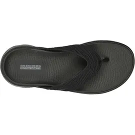SKECHERS Damen Go Walk Flex Sandale Splender, Textil schwarz, 37 EU