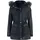 Black Premium by EMP Damen dunkelgraue Winterjacke mit kuschelig warmen Teddyfell XXL - XXL