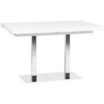 Möbel Kraft Kris 80 x 75 x 120-200 cm weiß