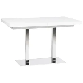 Möbel Kraft Kris 80 x 75 x 120-200 cm weiß