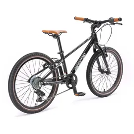 Bikestar Leichtgewicht 8kg Kinder Fahrrad Aluminium ab 6 Jahre | 20 Zoll 7 Gang Shimano | Schwarz Schwarz