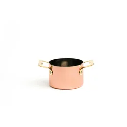 Comas Mini Kasserole Dualer Körper Edelstahl/Kupfer 9X6Cm Model Gourmet X 2 Stück