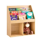 SoBuy Kinderregal KMB01 3 Ablagefächer MDF beige