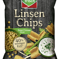 funny-frisch Linsen Chips Sour Cream Style - 90.0 g