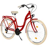 Milord Vintage 28 Zoll RH 48 cm Damen rot