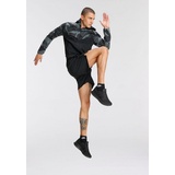 Nike Laufjacke NIKE "Repel Windrunner Men's Camo Running Jacket" Gr. S, schwarz (black, black, reflective silv) Herren Jacken Laufjacken