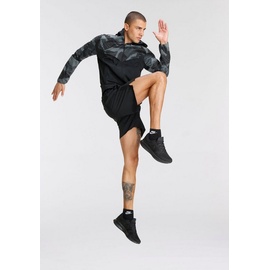 Nike Laufjacke NIKE "Repel Windrunner Men's Camo Running Jacket" Gr. S, schwarz (black, black, reflective silv) Herren Jacken Laufjacken