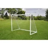 powershot Fußballtornetz Weiß 2,4m x 1,8m