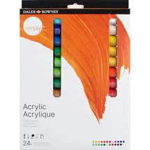Daler Rowney Simply Acryl Set 24 St. mehrfarbig