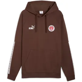 Puma FC St. Pauli King Herren Kapuzensweater, braun M