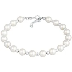 Nenalina Synthetische Perlen Klassisch Rund 925 Silber 16 Damen 