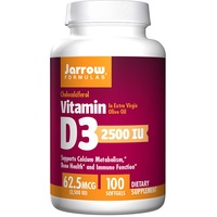 Jarrow Formulas Vitamin D3 - IU, 100 Weichkapseln)
