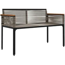 vidaXL Gartenbank 117 x 54 x 74,5 cm Grau