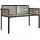 vidaXL Gartenbank 117 x 54 x 74,5 cm Grau