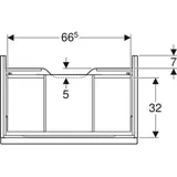 Geberit iCon Waschtischunterschrank 1 Auszug, 502311JL1