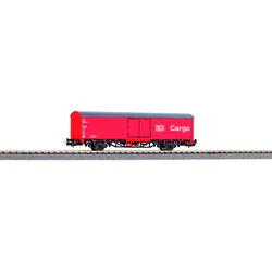 PIKO 98549A1 H0 Gedeckter Güterwagen Rot