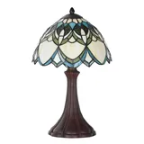 5LL-6334 Tiffany-Tischlampe-Stehlampe Schreibtischlampe Clayre & Eef / Lumilamp