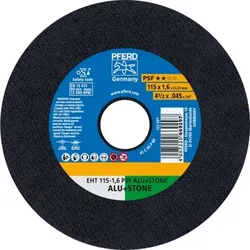 Trennscheibe EHT 115x1,6x22,23 mm gerade Uni.-Linie PSF ALU+STONE für Alu/NE-Met./Stein/PVC