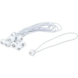 BGS DIY 85525 Satz Spanngummi mit Kugel Länge 27cm 10 teilig