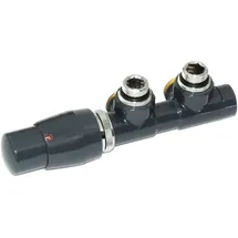 Ximax Heizungs-Installations-Zubehör Mittenanschlussgarnitur Twins Eck 16 mm Ant