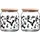 Ritzenhoff & Breker Mika Dog Leckerli-Dose Set 2-teilig weiß 12 cm 1,1 l