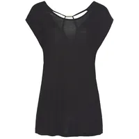 LASCANA Rundhalsshirt Damen schwarz Gr.44/46