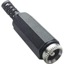 TRU Components Niedervolt-Steckverbinder Buchse, gerade 3.5 mm 1.3 mm 1 St.