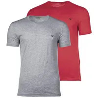 Emporio Armani Herren T-Shirt, 2er Pack - ENDURANCE, Rundhals,