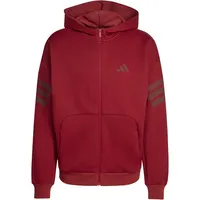 adidas Future Icons 3-Streifen Herren Kapuzensweater, grün - M