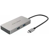 Targus HyperDrive 5-Port USB-C Hub, Silber