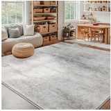 Tinyboy-hbq Teppich Kurzflor 200 x 250 cm (Rechteckig) Abstrakt Hellbraun Multi