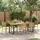 vidaXL Garten Essgruppe 7-tlg. Grau