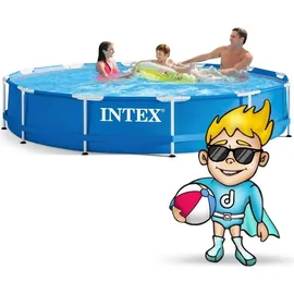 Intex Metal Frame Pool 366 x 76 cm ohne Filterpumpe
