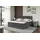 altdecor Boxspringbett mit H3 Matratze und Topper - 180 x 200 cm - MARCE - Dunkelgrau Gewebe - Polsterbett mit Bettkasten und Lattenrost, Bett mit ... - Dunkelgrau
