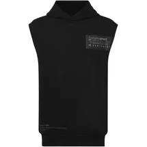 Plein Sport Herren Kapuzensweat Sweatshirt, schwarz 3XL,