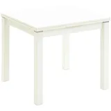 Niehoff Esstisch weiß ¦ Maße (cm): ausziehbar ¦