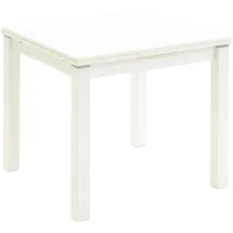 Niehoff Esstisch weiß ¦ Maße (cm): ausziehbar ¦