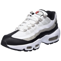 Nike Damen Air Max 95 Sneaker, White Black LT Iron Ore University Red, 37.5 EU - 37.5 EU