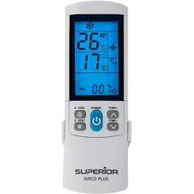 SUPERIOR ELECTRONICS AirCo PLUS - Universelle Fernbedienung für Klimaanlagen White, SUPCU001